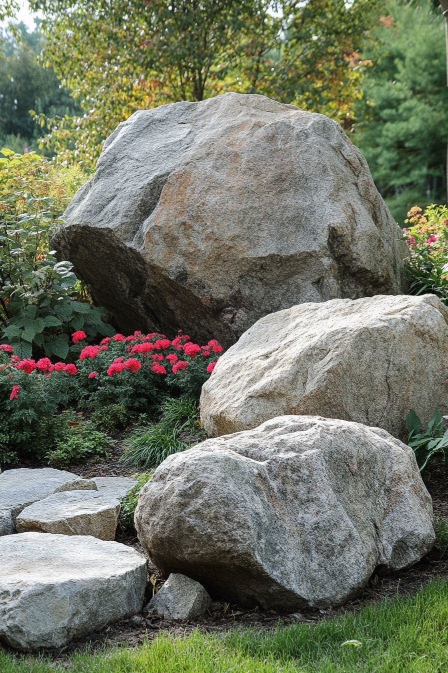 Arctic White Boulder - alternate view