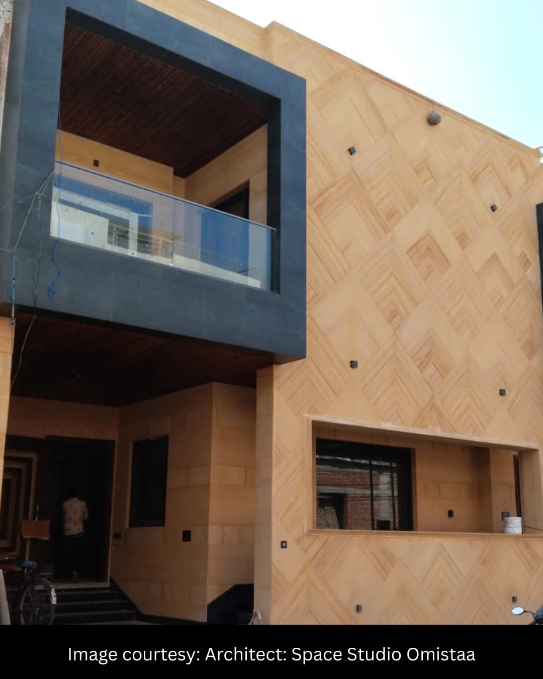 Wood Teak Shotblast